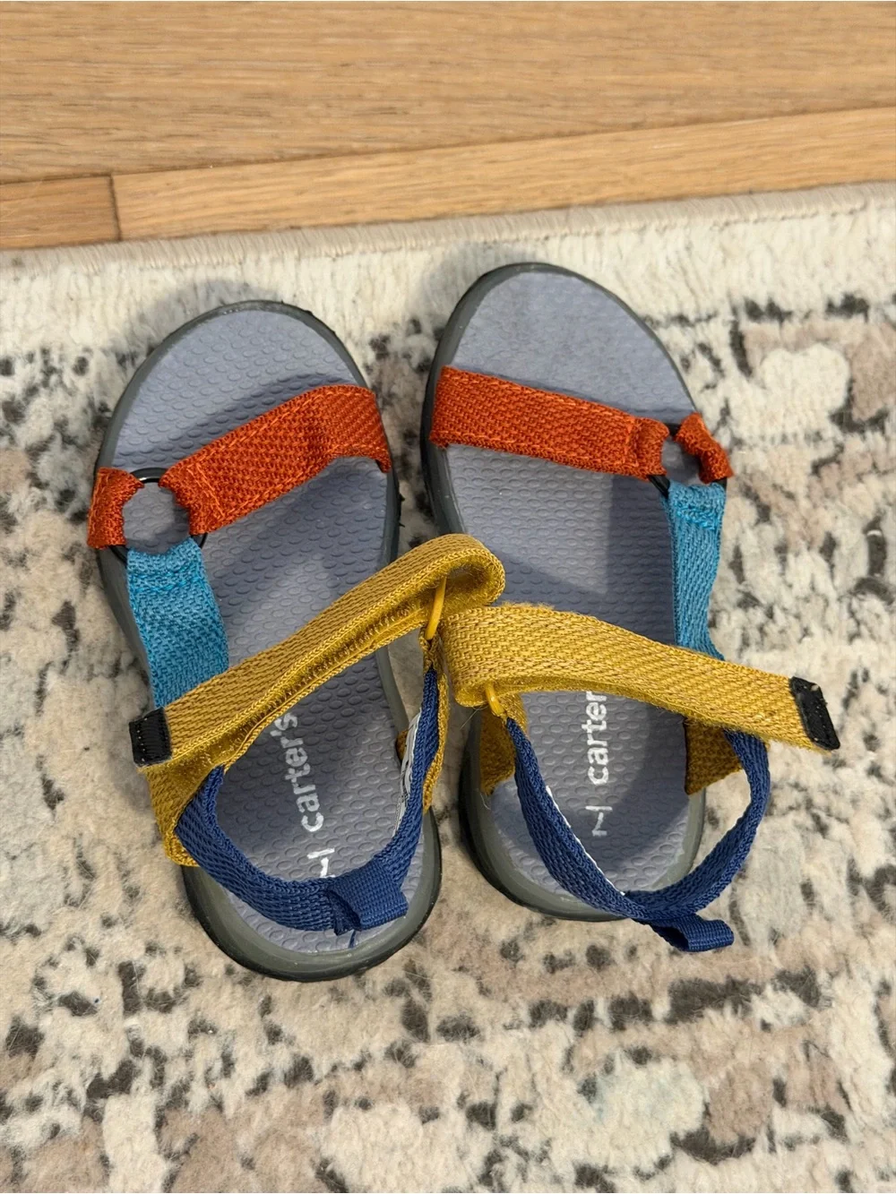 Carter's Multicolor Kids Water Sandals - Blue, Yellow, Teal, Orange